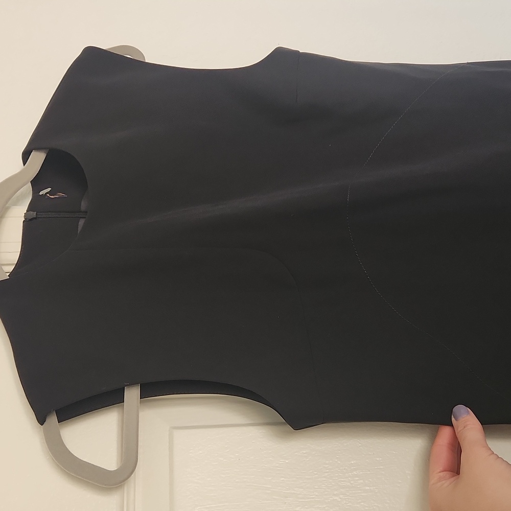 ✨️ Louis Vuitton Uniform Black Cocktail Dress Sz Medium - Picture 4 of 11